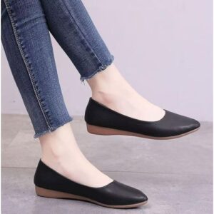 Ladies Shoes Flat Bottom Pointed Toe Flats