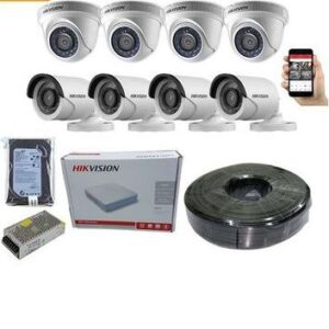 Hikvision 8 1080P Full HD 2MP CCTV Cameras Complete System Kit-1TB Hdd