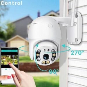 Wireless 360° Outdoor WiFi PTZ Camera