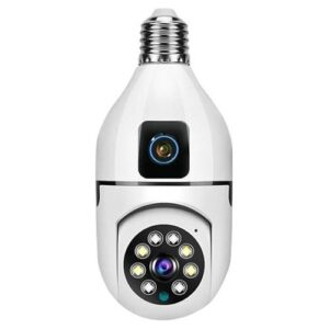 Dual Lens Wifi Outdoor/Indoor Camera Bulb