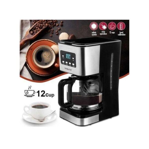 Sokany Auto shut off Digital Coffee maker Machine