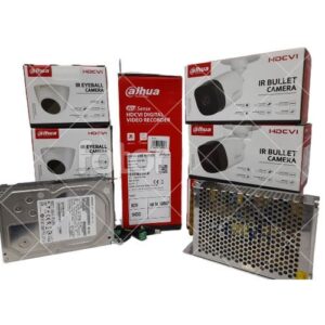 Dahua 4 CCTV Cameras Full Kit 1MP( With Night Vision + 500GB HDD)