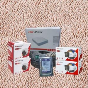 Share this product   Hikvision 4 1080P Full HD Remote Viewing 2MP Hybrid Colored Night Vision Sound Capturing CCTV Cameras Complete Security Surveillance System Kit