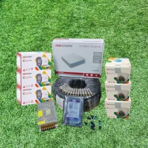 Hikvision Genuine Quality 5 Full HD 2MP CCTV Cameras Complete Security Surveillance System Kit