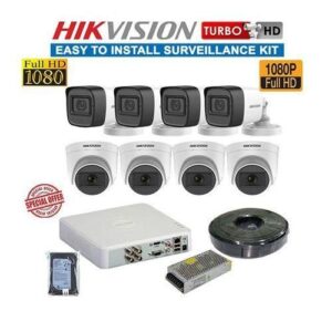 Hikvision 8 1080P Full HD 2MP CCTV Cameras Full System Kit-1TBB Hdd
