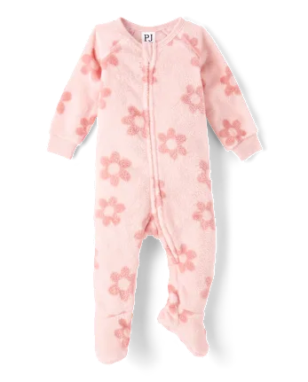 Footed fleece sleepsuit