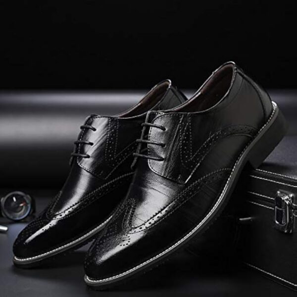 Classic formal leather shoes ideal for business or events
