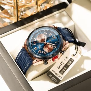 3ATM water resistant canvas straps POEDAGAR GENTS 862