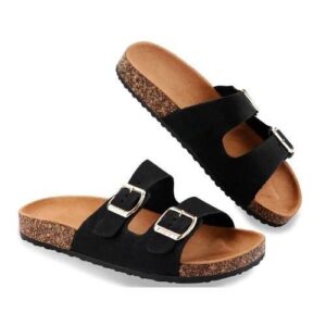 SXCHEN New Men's Cork Flip Slippers
