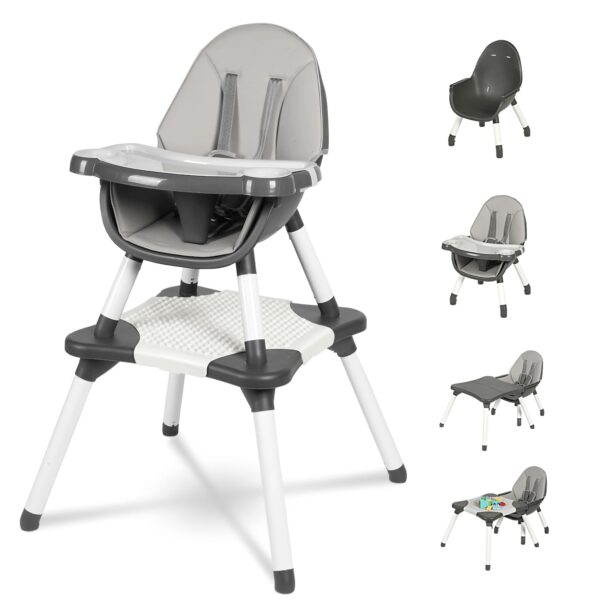 Convertible feeding chair & table set