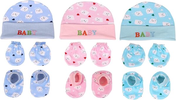 Caps & mittens combo