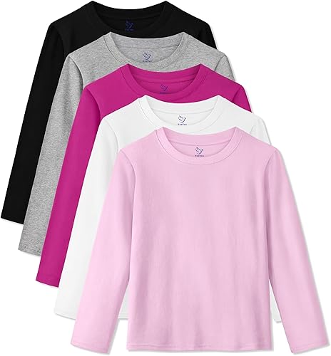 5pc long sleeve tees