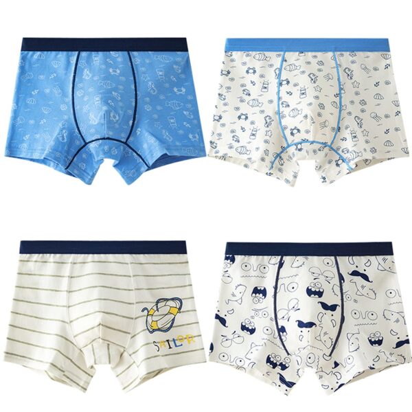 kids' cotton boxer briefs