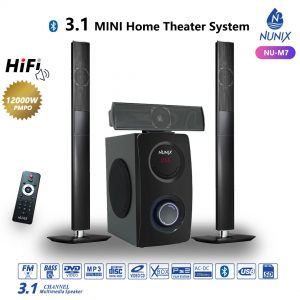 Nunix 3.1CH Bluetooth Mini Home Theater System 12000W Variant