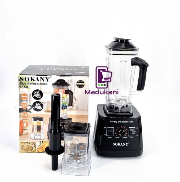 2 in 1 Sokany commercial blender