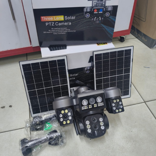 4G Triple Lens Dual Lens Solar Camera
