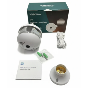 V380max D8 PTZ Light Bulb Camera