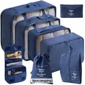 8pcs Luggage Travel Organizers For Suitcase